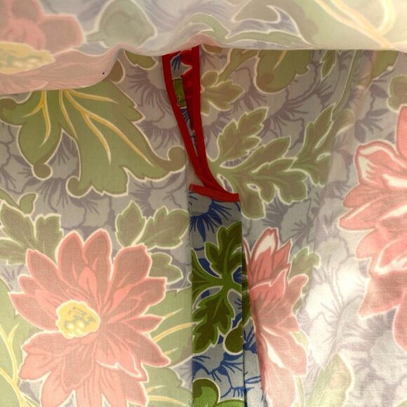 TALBOTS Size 10 Floral Spring A-Line Knee Length Skirt Side Zip 543 - Picture 4 of 8